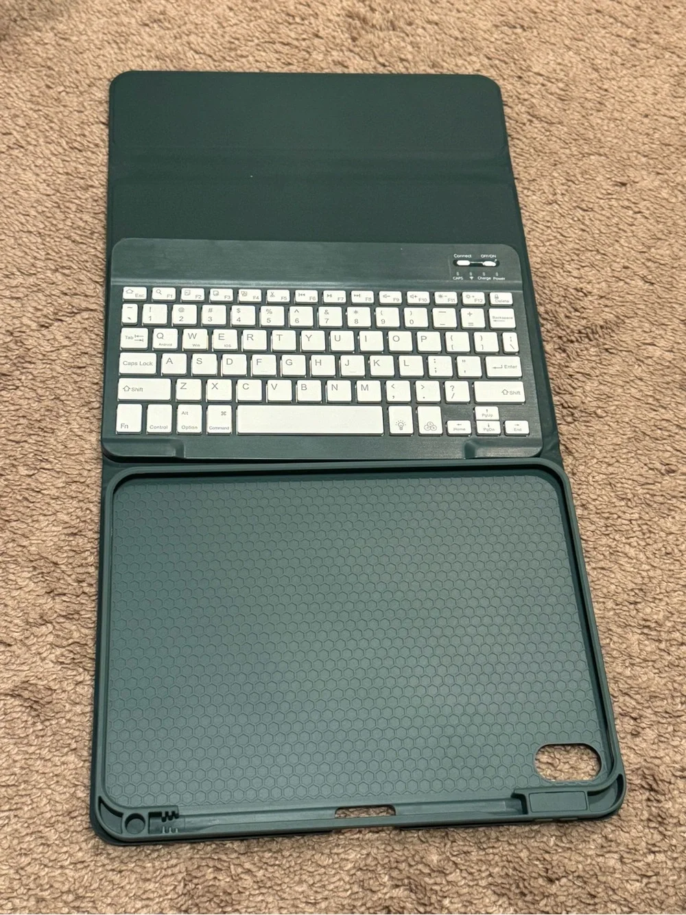 Wireless Keyboard Folio Case for Tablet - Dark Teal